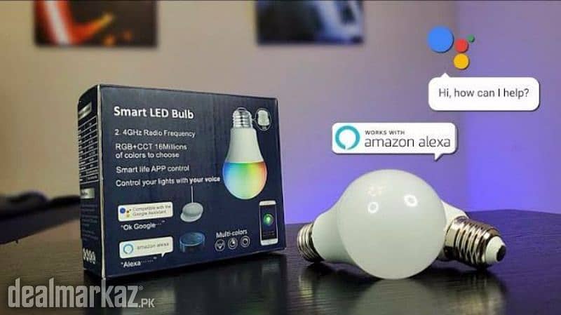 wifi smart bulb, LED bulb,RGB colours 8