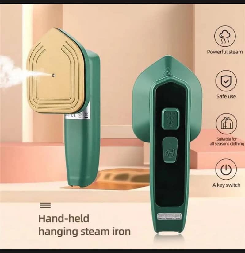 Portable Mini Electric Steam Iron Handheld Garment Steamer for Clothes 1