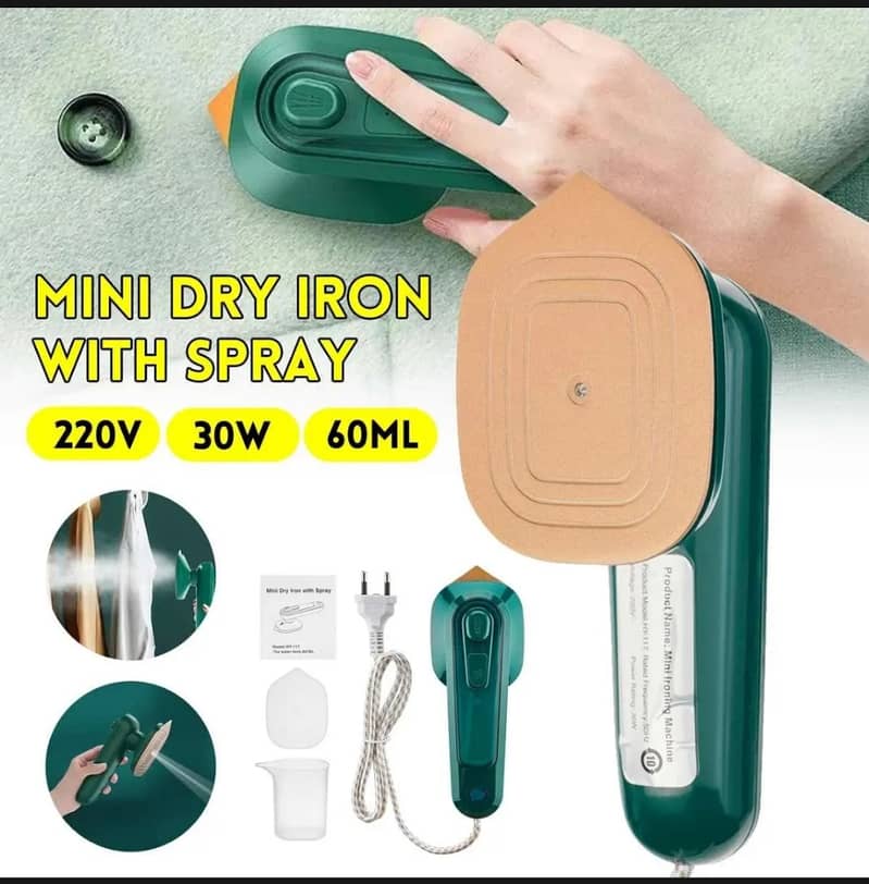 Portable Mini Electric Steam Iron Handheld Garment Steamer for Clothes 5