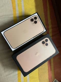 I phone 11 pro golden 64 gb dual approved 10/10 brand new