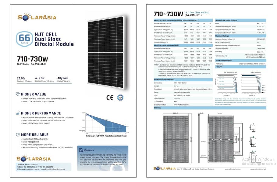 Book Solar Asia New 730 Watt HJT Solar Panels -40 Yrs Product Warranty 1