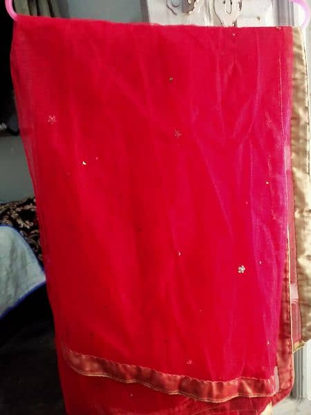 3 piece red clr fancy dress 6