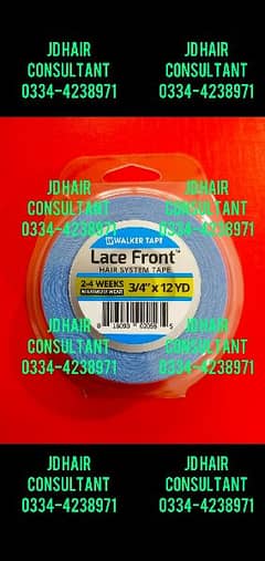blue tape /walker lace front / double sided /hair patch tape. 0
