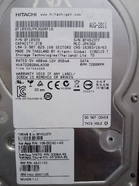 2 TB hard 2000 GB with Data Downloading. 0