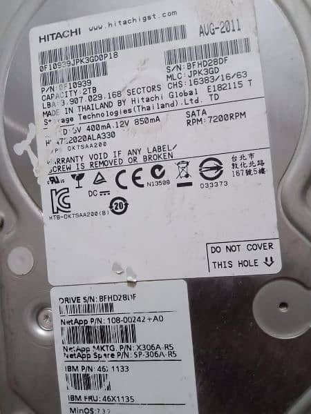 2 TB hard 2000 GB with Data Downloading. 1
