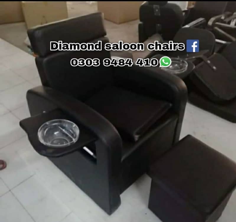 Saloon chair / Barber chair/Cutting chair/Shampoo unit 2