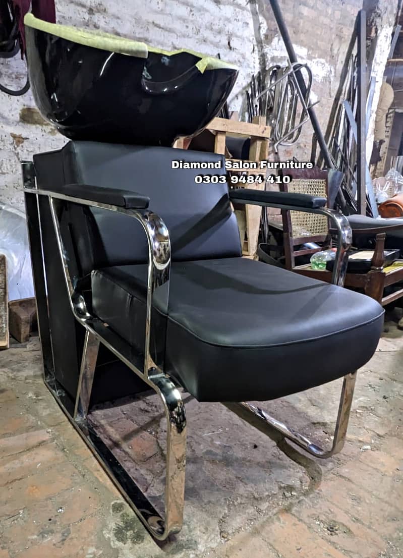 Saloon chair / Barber chair/Cutting chair/Shampoo unit 7