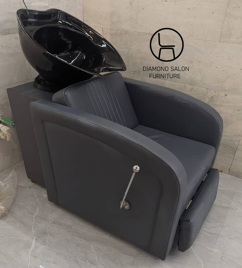 Saloon chair / Barber chair/Cutting chair/Shampoo unit 8