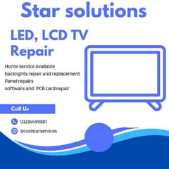 LED LCD TV PLASMA 2k 4k 8k panel Repair service and installation