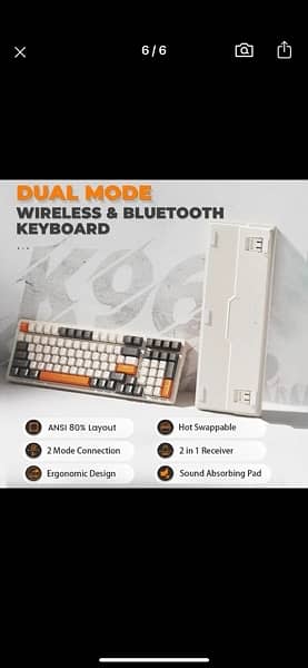 Wireless Mechanical Keyboard 5