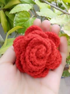 Handmade Crochet Rose Flowers (ALSO AVAILABLE FOR BULK QUANTITY) 0