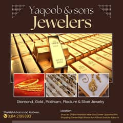 Yaqoob & Sons Jewellers ,Gold/Diamond Jewellery"
