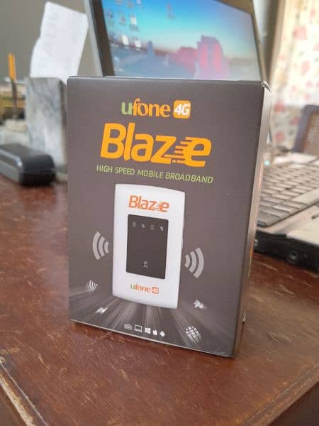 Unlocked Ufone blaze device seal box packed with charger 1