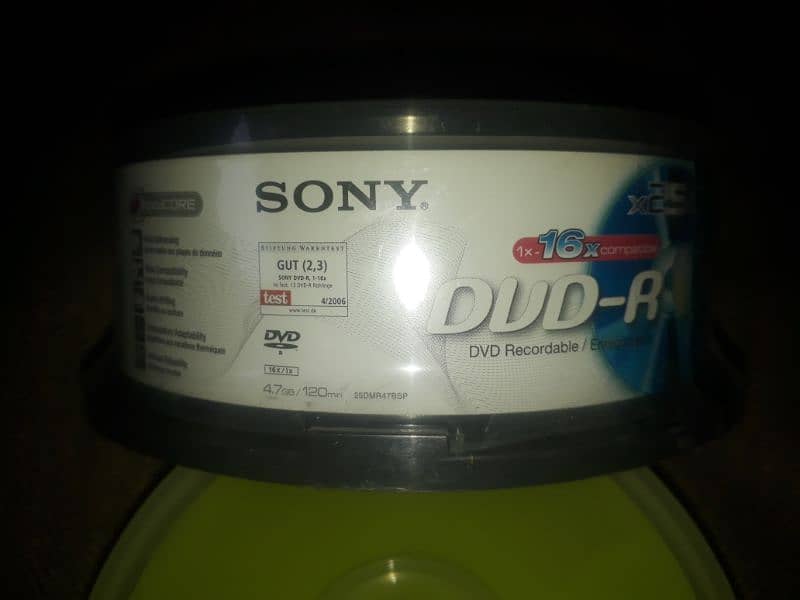imported sony dvd r 16x 2