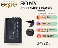 NP-FW50 TYPE C BATTERY 0