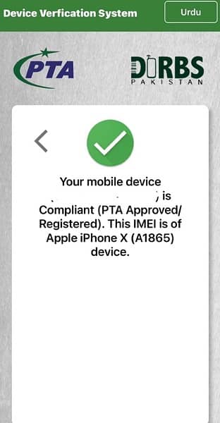 IPHONE X PTA APPROVED bypass 64gb 1