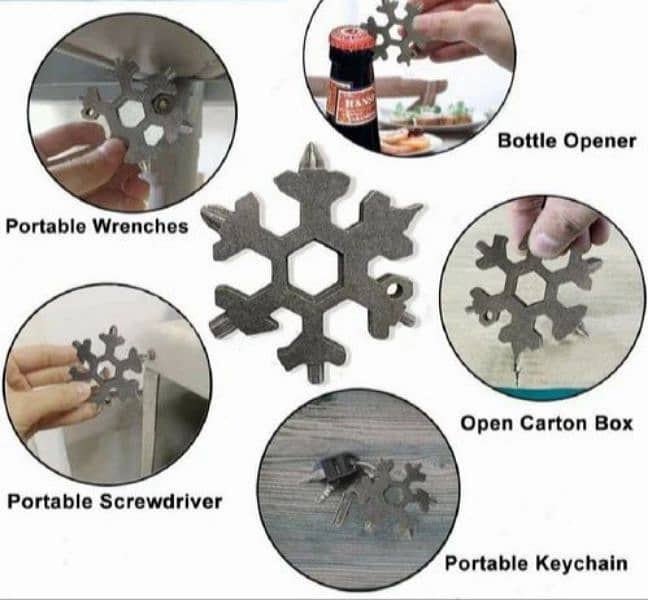 key chain Bike car Auto spare part tool kit wrench toolkit hardware se 6
