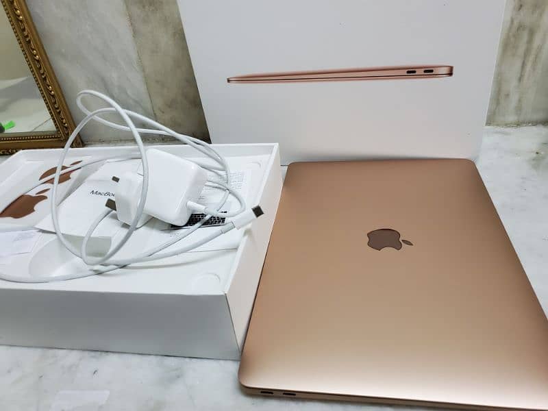 Macbook Air Gold M1 with 3 months Official Warranty Scratchless 10/10 4