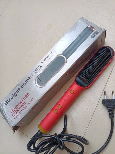 temperature control hair straightener  FH909 3