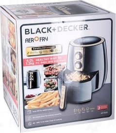 New) Black + Decker American Air Fryer - 4.0 Liter with Rapid Air 0