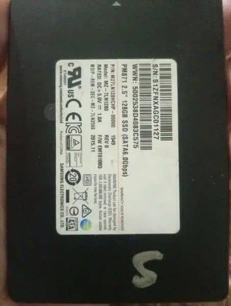 Samsung 128GB SSD (SATA6.0Gbps) 0