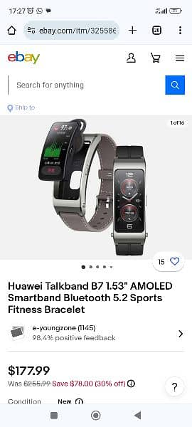 Huawei Talk Band 7 for sale 3
