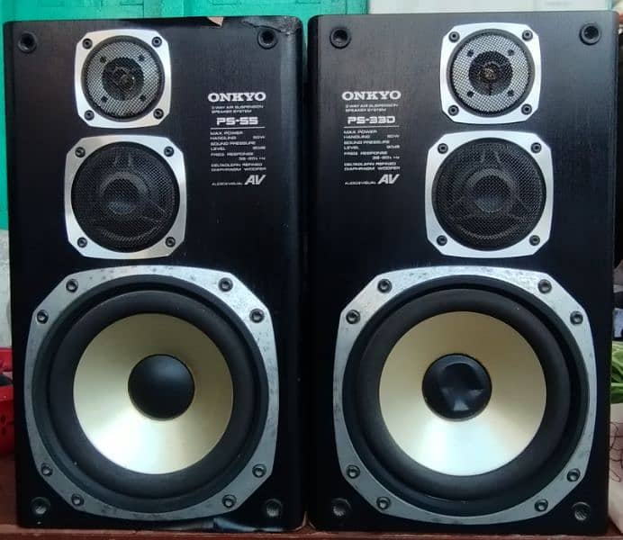 onkiyo super hifi speaker 8"  Made in Malaysia 0