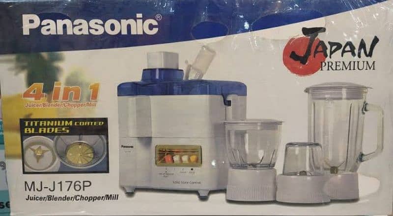 Panasonic Juicer Set 4 in 1 | Juicer Blender Grinder Chopper 4