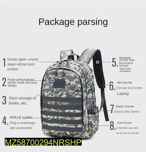 Camouflage bag Pack 2