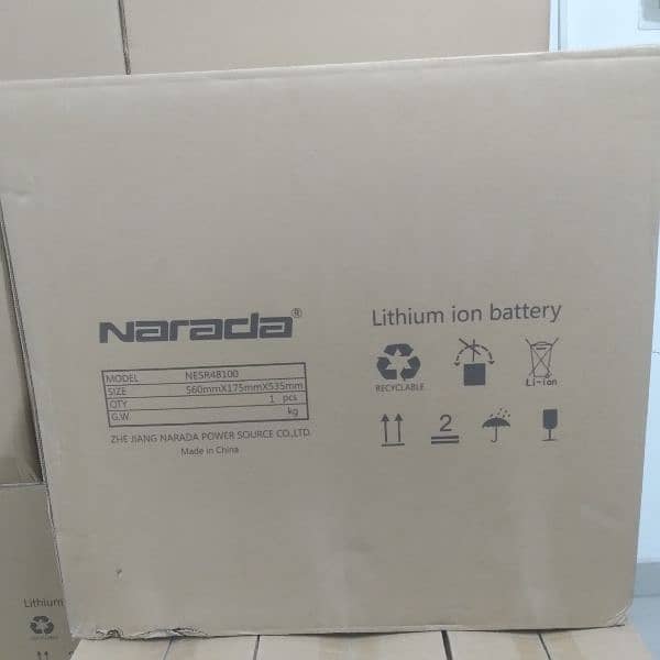 48v 100AH narada new lithium battery 1