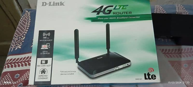 Dlink 4G SIM Router DWR-921 PTA APPROVED 2