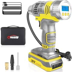 Oasser Cordless Tire Inflators Portable LCD displays current tire pres