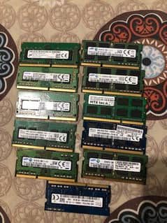 ddr 4 pc3L  8gb 4 gb available for laptop