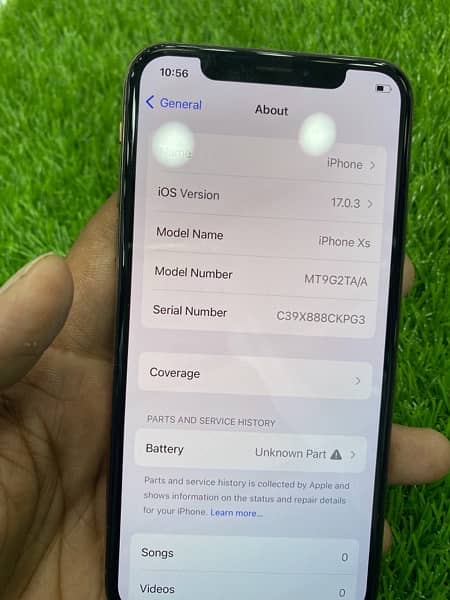 iPhone Xs Gold Color 64gb Both sim pta approved 5
