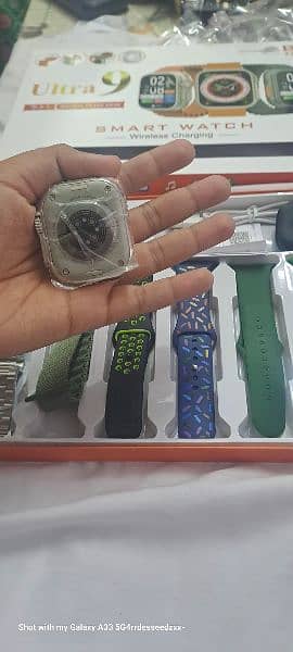 Ultra 9 smartwatch 7+1 straps 4