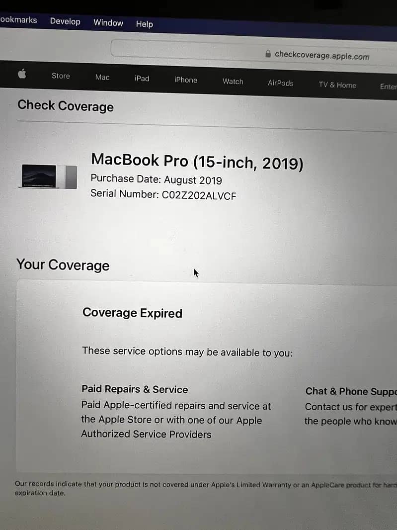 MacBook Pro 2019 Core i7 15 inch Touch Bar 3