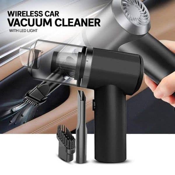 2 in 1 Car Vacuum Cleaner |  Multipurpose Rechargeable Vacuum 0