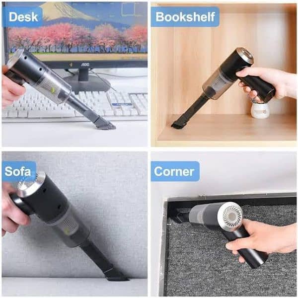 2 in 1 Car Vacuum Cleaner |  Multipurpose Rechargeable Vacuum 3