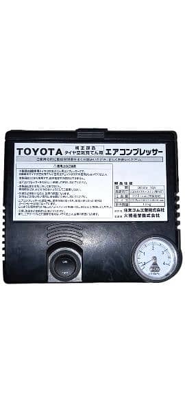 12 Volt Imported Japanese Toyota Portable Air compressor for all cars 2