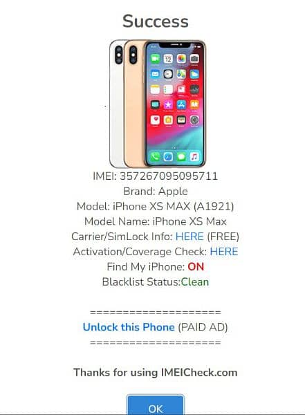iPhone XS Max 256GB - Owner Locked - Excellent Condition" 9