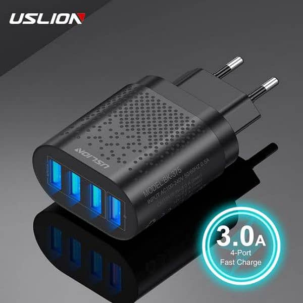 USLION 48W FAST QUICK CHARGER 3.0 2