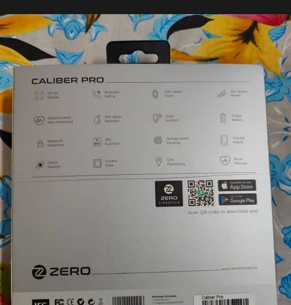 caliber pro zero Smart watch box pack 3