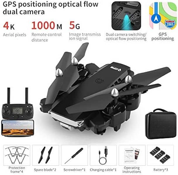 K2 FOLDABLE GPS DRONE 5G WIFI 1