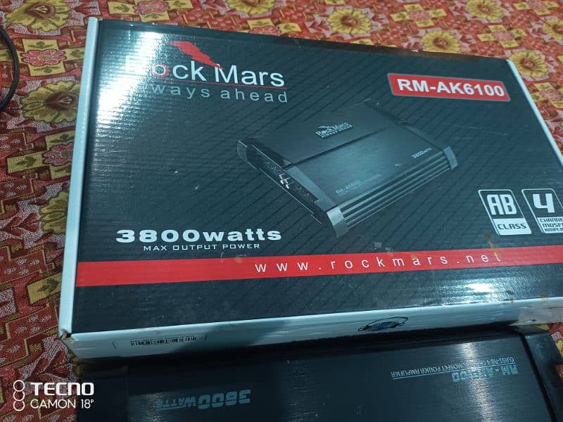 complete sound system poiner Bowfar and Rookmarks AM new Box wearing 4