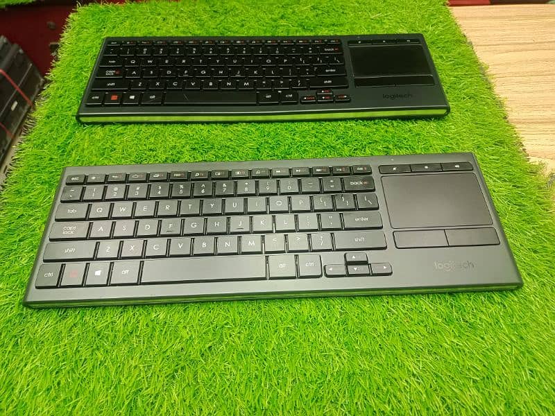 logitech k830 keyboard wireless Bluetooth with touchpad with  receiver 6