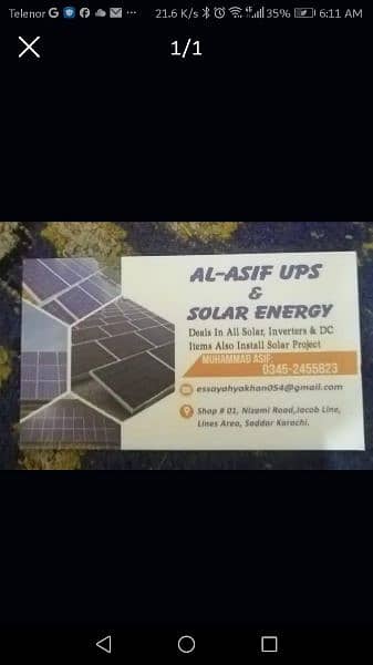 Deal in all types of Solar pannels and Inverters,solar system 3