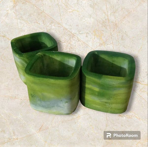 cemented pot different shapes sizes 2