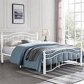 King Size New Double Iron Bed with Side Tables and Dressing table 6