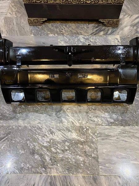 front bumper with down shield for all jeeps 1