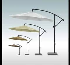 Sidepole Imported Chinese Umbrella, Cantilever Parasols, Outdoor patio